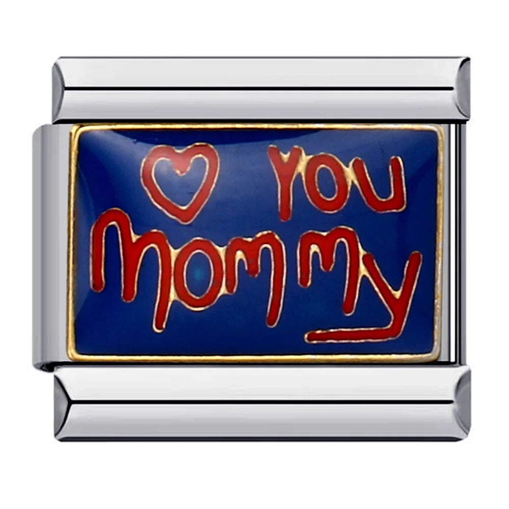 Words Italian Charm Links 072