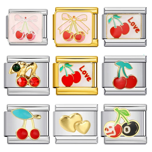 Cherry Italian Charm Link 324