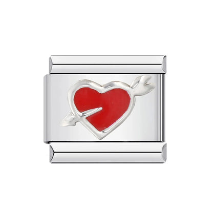 Simple Italian Charm Links 023