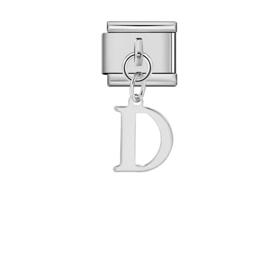 Silver Color Pendant 26 English Letter 521