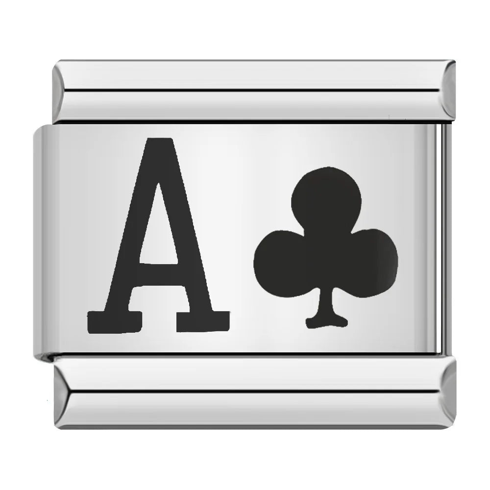 Laser Italian Charm Links 036