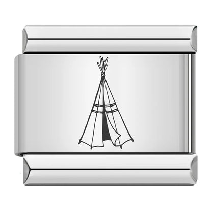 Laser Italian Charm Link 500