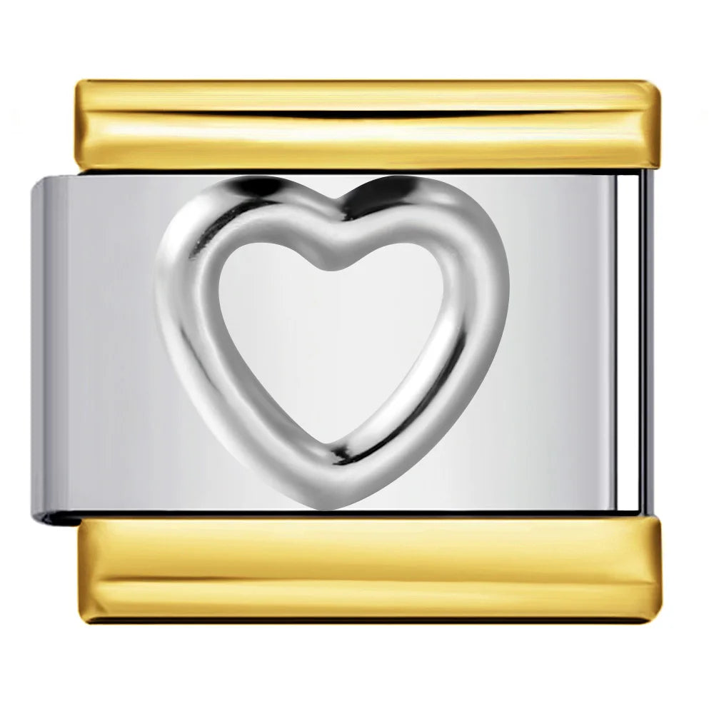 Simple Italian Charm Link 419