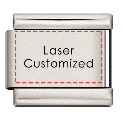 Laser Customization Italian Charm 514