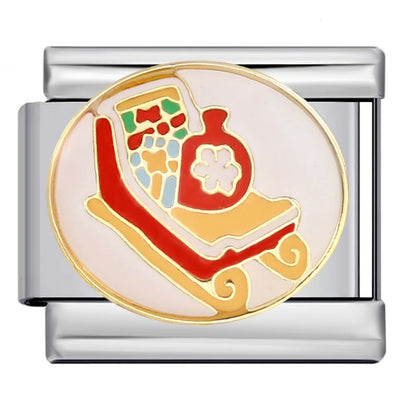 Christmas Italian Charm Link 187