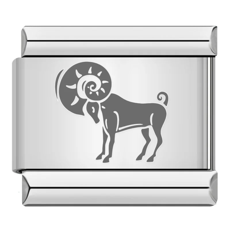 Laser Italian Charm Links 042