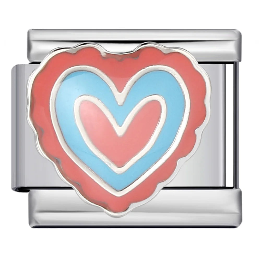 Blue Italian Charm Link 305