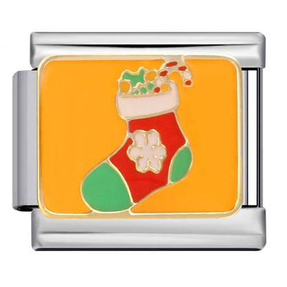 Christmas Italian Charm Link 187