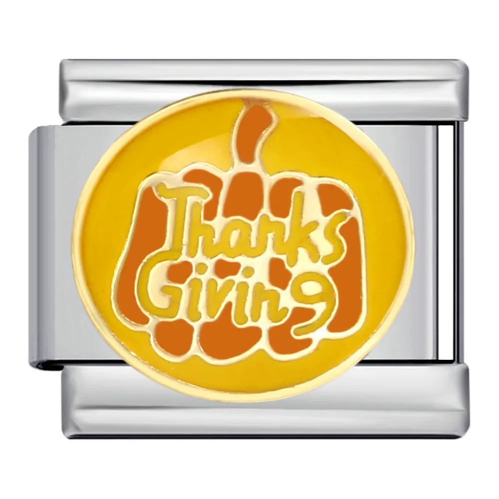 Thanksgiving Italian Charm Link 188
