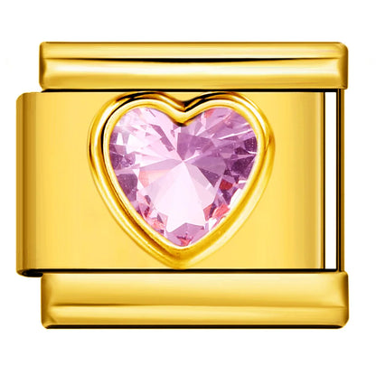 Heart Italian Charm Link 473
