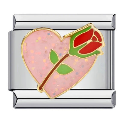 Flower Italian Charm Links 141