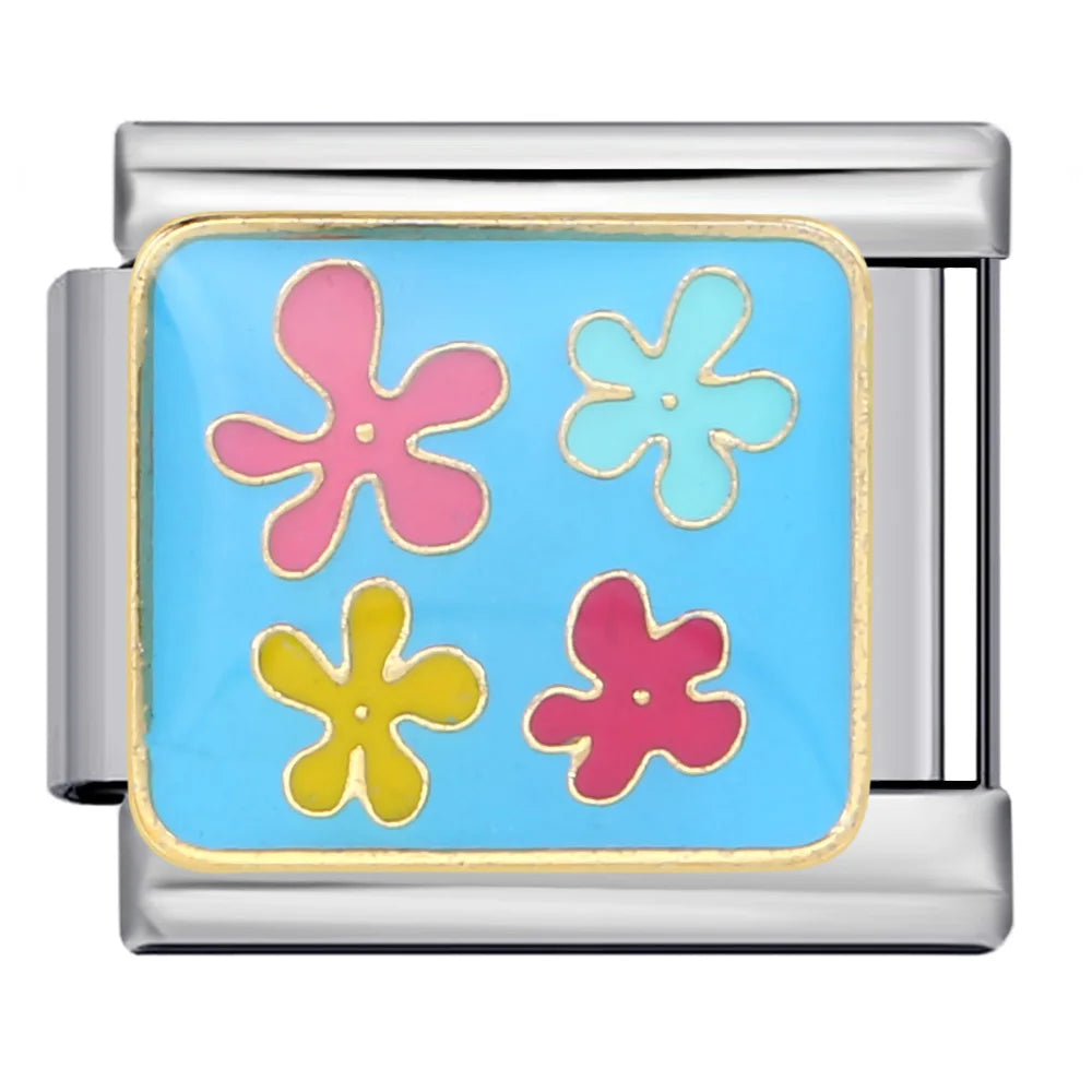 Blue Italian Charm Link 305