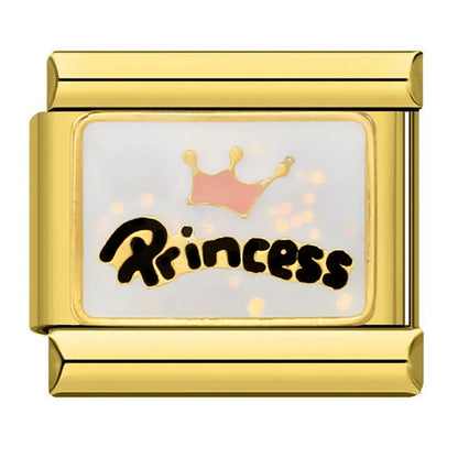 Gold Color Italian Charm Link 168