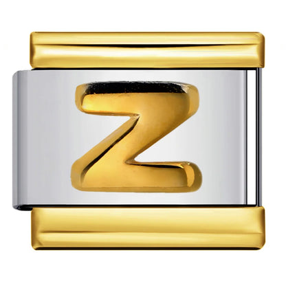 Gold Color 26 English Letters 340