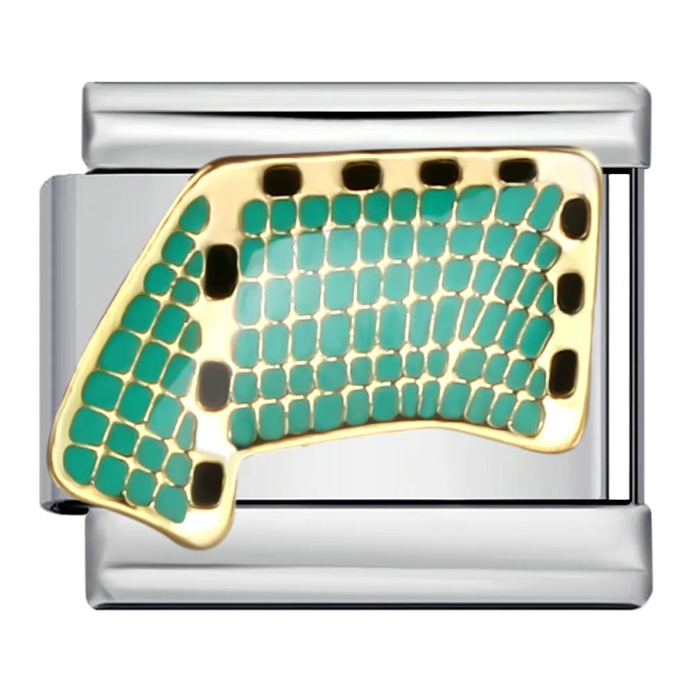 Football Italian Charm Link 191