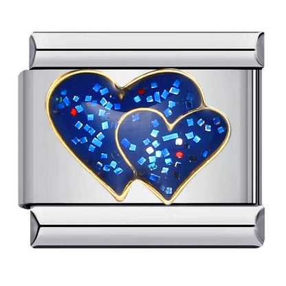 Blue Italian Charm Link 305