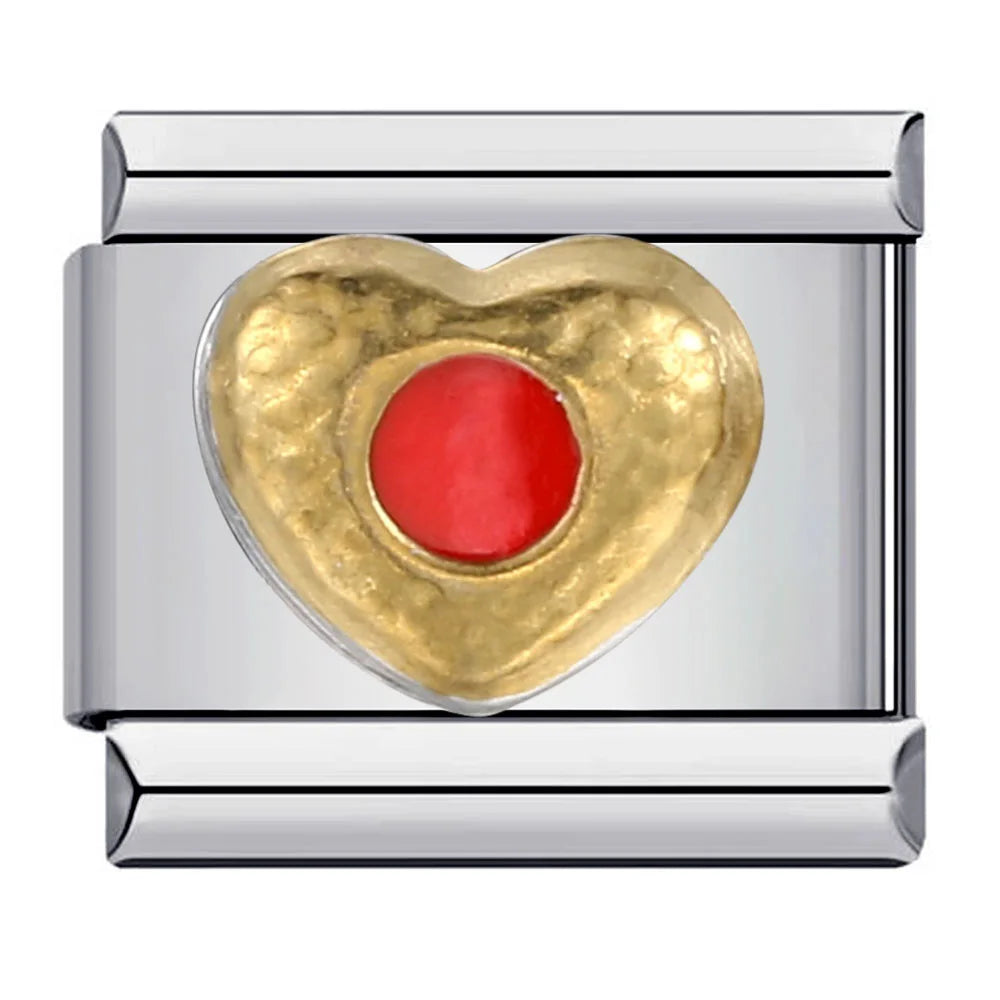 Heart Italian Charm Links 119