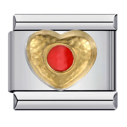Heart Italian Charm Links 119