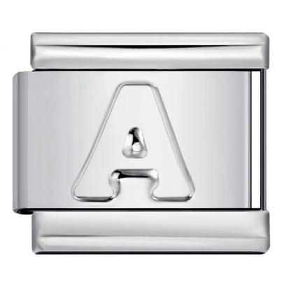 Silver Color 26 English Letter 533