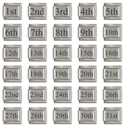 Laser Italian Charm Links 053