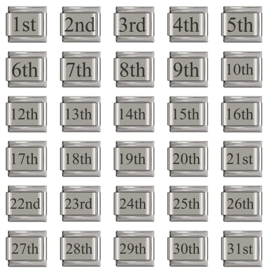 Laser Italian Charm Links 053