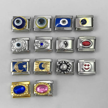 Evil Eyes Italian Charm Links 110