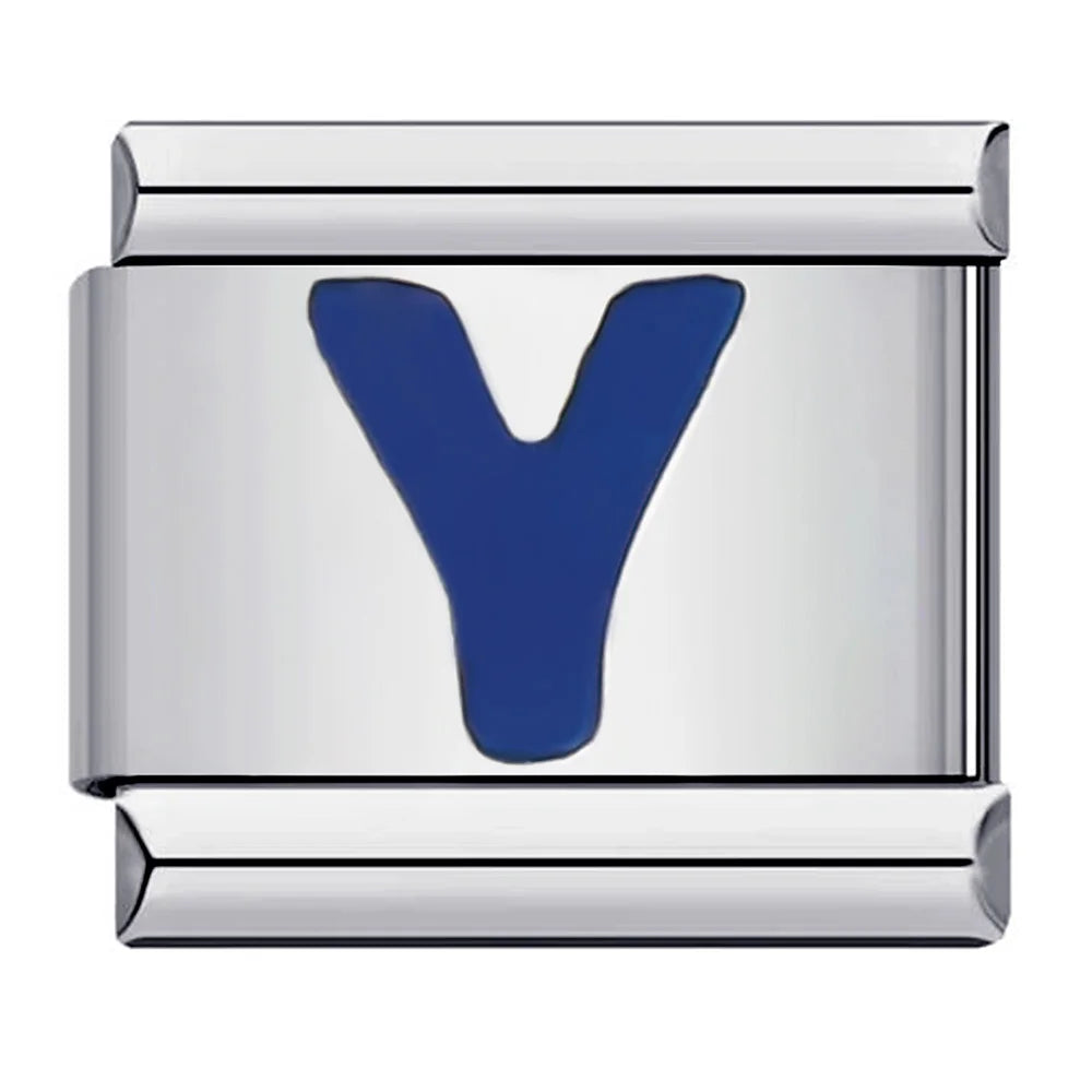 Blue Color 26 English Letters 021
