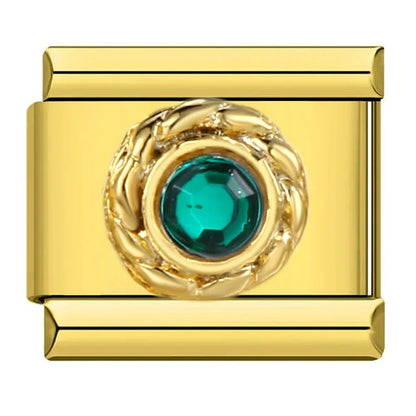 Round Italian Charm Links 118