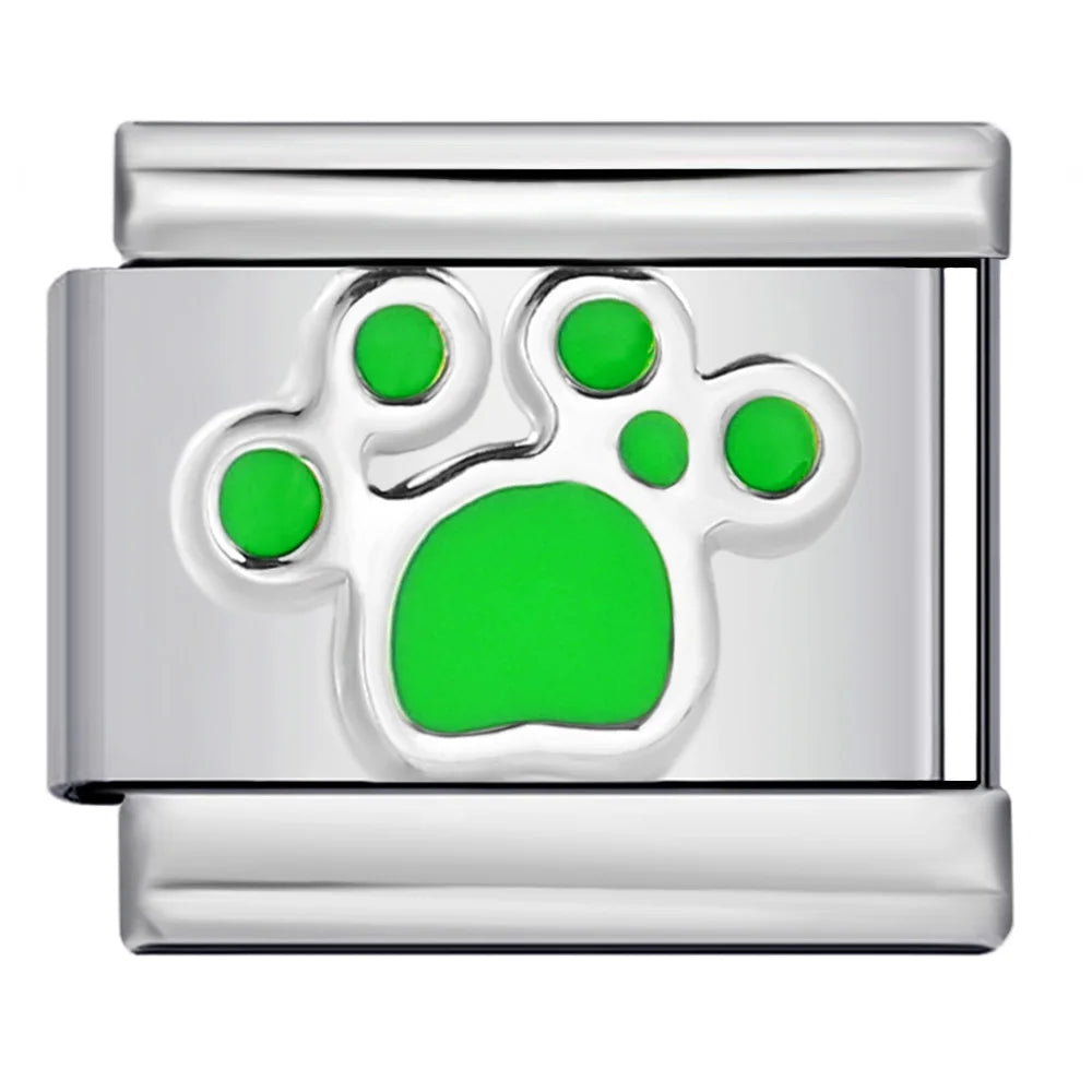 Paw Print Italian Charm 316