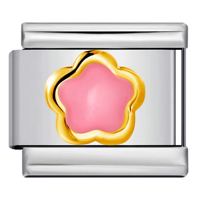 Flower Italian Charm Link 480