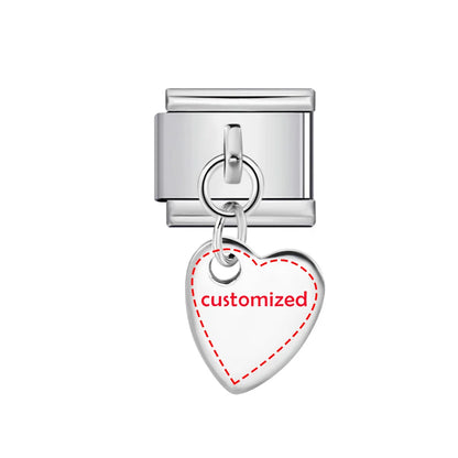 Laser Customized Italian Charm 460