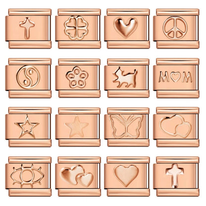 Rose Gold Color Italian Charm 476