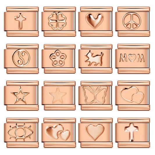 Rose Gold Color Italian Charm 476