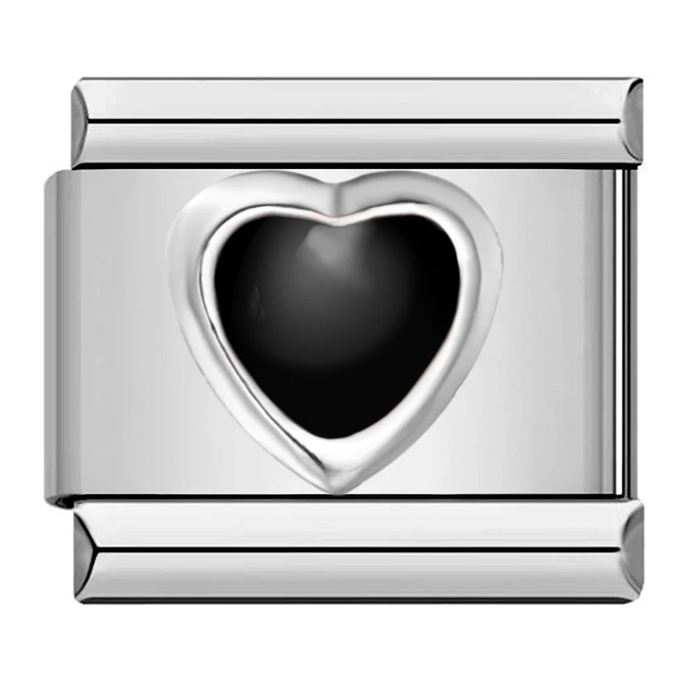 Black Italian Charm Links 318