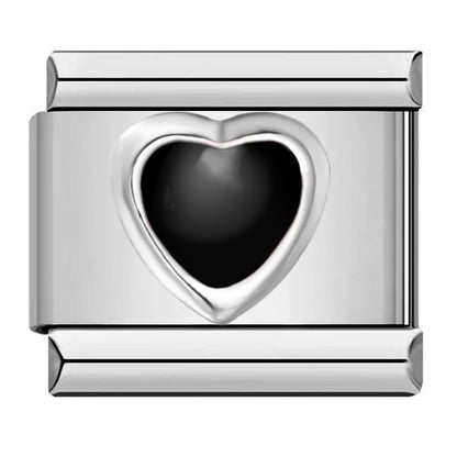 Black Italian Charm Links 318
