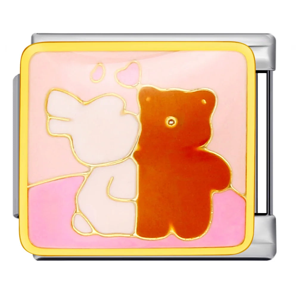 Dog Cat Italian Charm Link 167