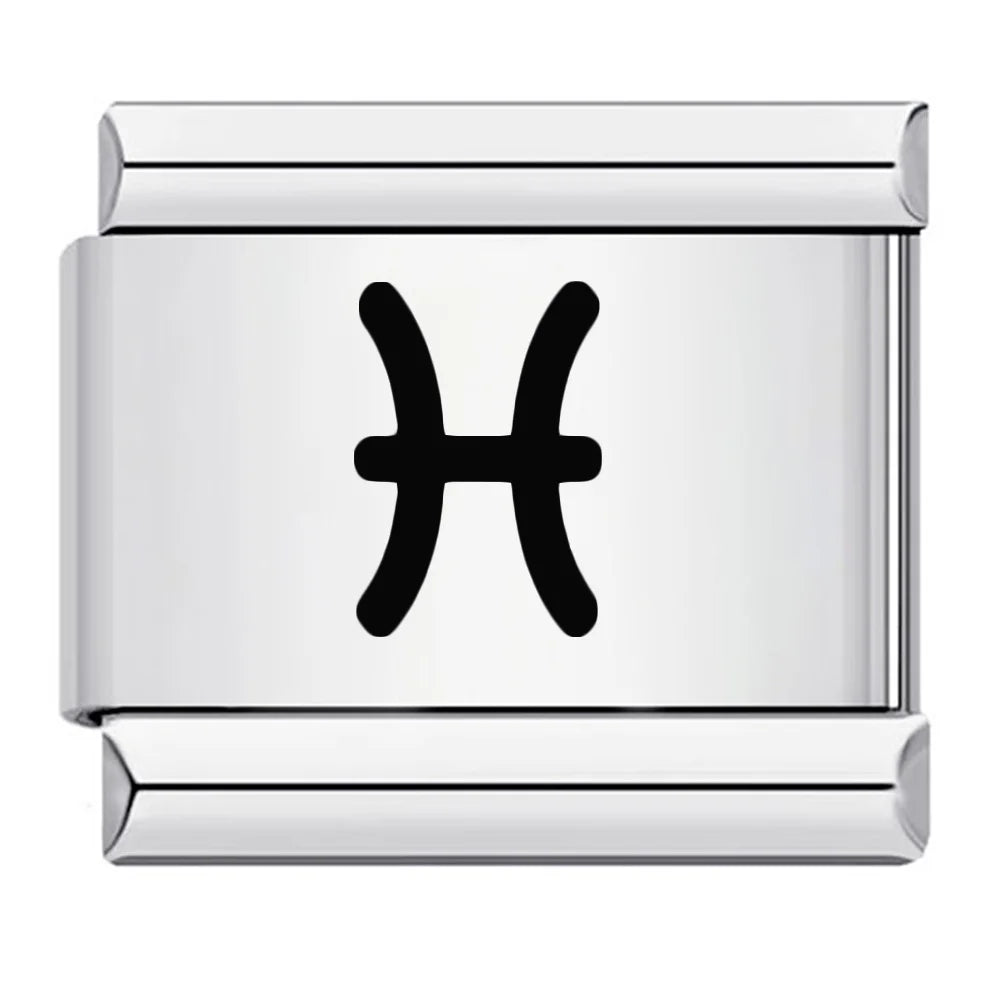 Laser Italian Charms Links 369