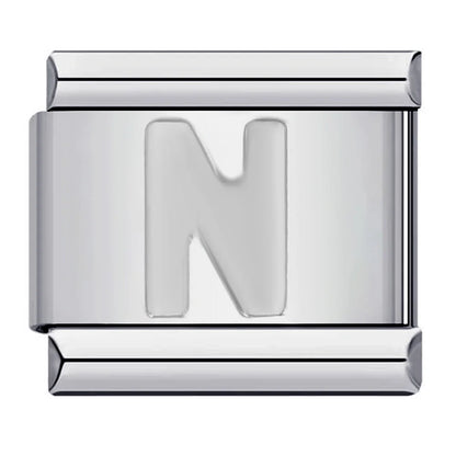 Silver Color 26 English Letters 125