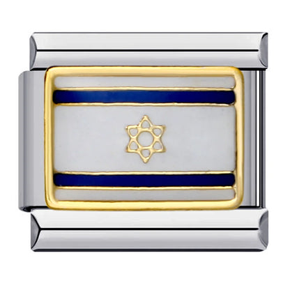 National Flag Italian Charm Links 068