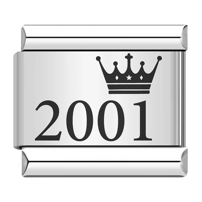 Laser Italian Charm Links 051