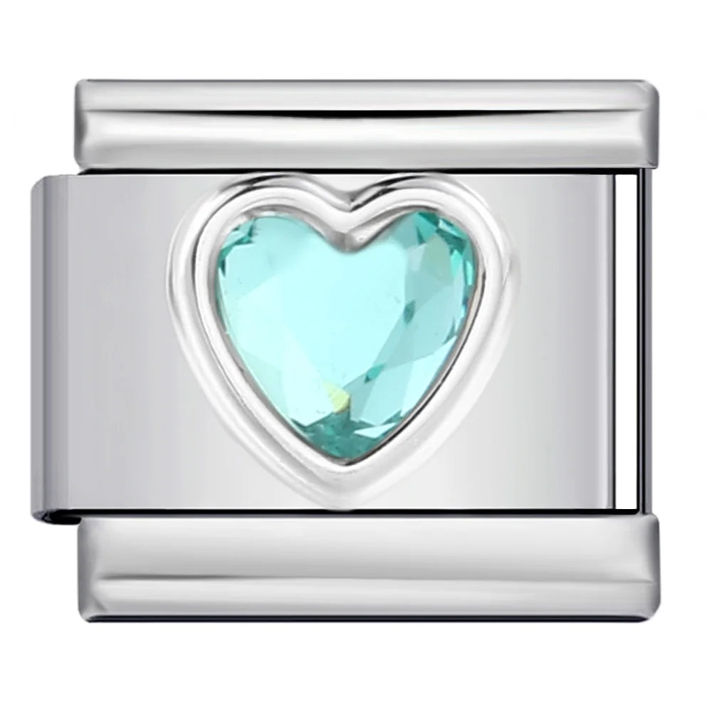 Blue Italian Charm Link 305