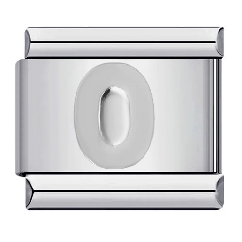 Silver Color 26 English Letters 125