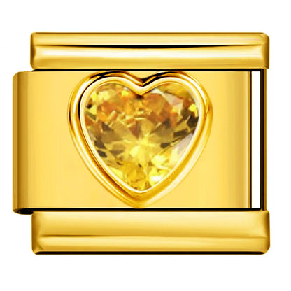 Heart Italian Charm Link 473