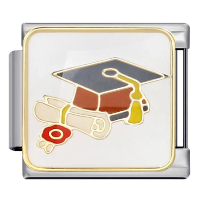 Graduation Italian Charm Link 317