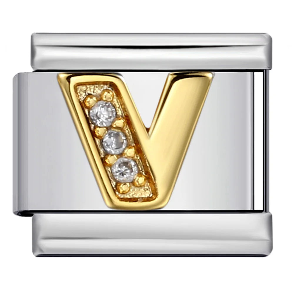 Gold Color 26 English Letter 207