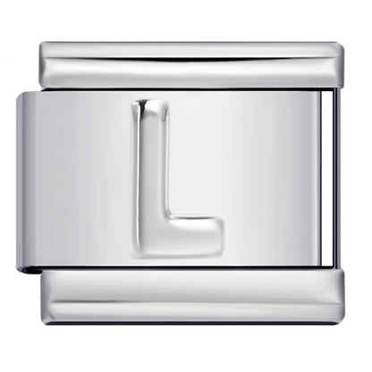 Silver Color 26 English Letters 134