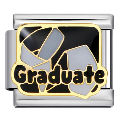 Graduation Italian Charm Link 317
