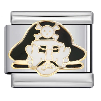 Black Italian Charm Link 315