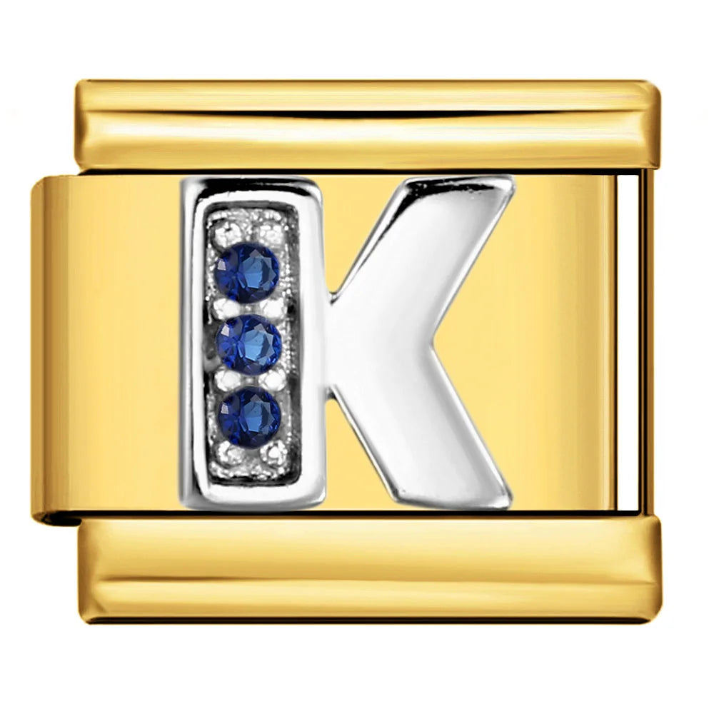 Gold Color 26 English Letters 383