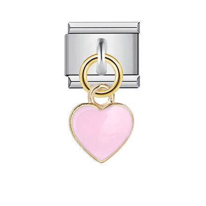 Pink Italian Charm Link 401